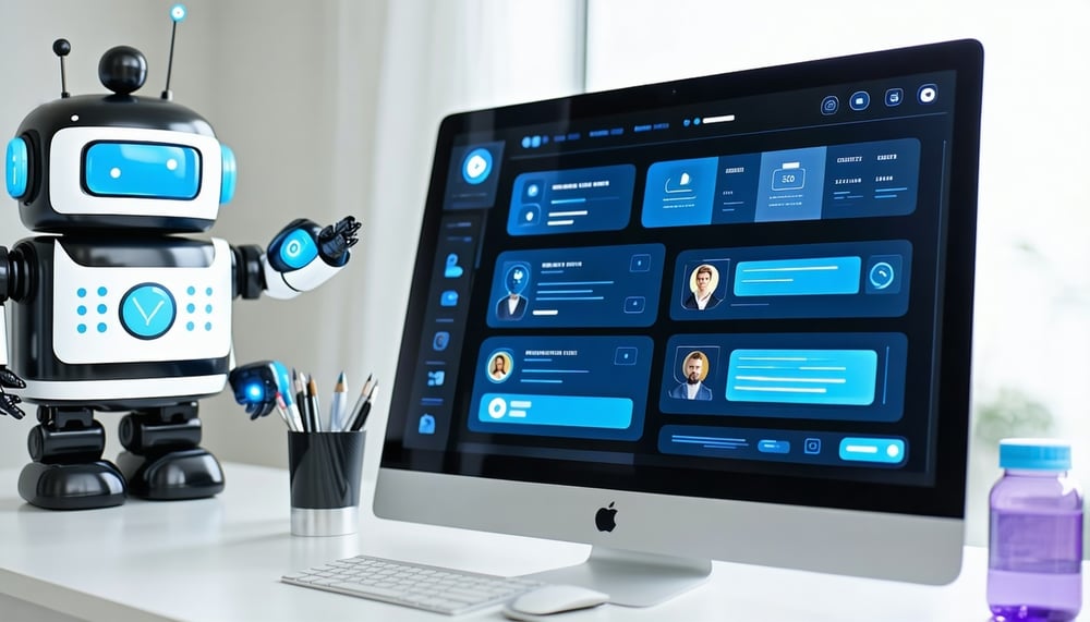 AI chatbot dashboard interface